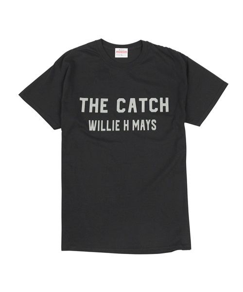 JHANKSON/ジャンクソン THE CATCH TEE メンズ Tシャツ おしゃれ かっこいい 綿 野球 ベースボール スポーツ ロゴ ワンポイント 彼氏 夫 息子 プレゼント 通販(THE CA(3.ブラック-M)