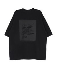MARK別注オーバーサイズ刺繍ロゴTシャツ(aブラック-M)