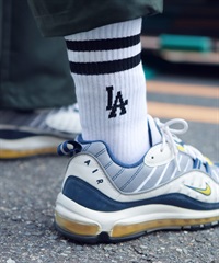 MLB(メジャーリーグベースボール) SOCKS 【クーポン対象外】 | ソックス フットウェア ファッション 小物 靴下 メンズ レディース ユニセックス 春夏 秋冬 オールシーズン(ホワイト-M（26）)