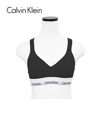 カルバンクライン Calvin Klein MODERN COTTON レディース ノンワイヤーブラ(ブラック-海外XS(日本S相当))