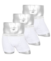 カルバンクライン Calvin Klein 【3枚セット】COTTON CLASSICS メンズ ボクサーパンツ(ホワイトセット-海外S(日本M相当))