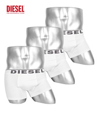 ディーゼル DIESEL 【3枚セット】UMBX-SHAWN メンズ ローライズボクサーパンツ(ホワイトセット-海外XS(日本S相当))