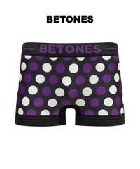 ビトーンズ BETONES BETONES メンズ ボクサーパンツ 【メール便】(BUBBLE7(パープル×ホワイト)-フリーサイズ)