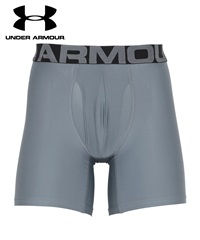 アンダーアーマー UNDER ARMOUR UA Tech 6 Boxerjock メンズ ロングボクサーパンツ 【メール便】(グラベルグレー-海外SM(日本M相当))