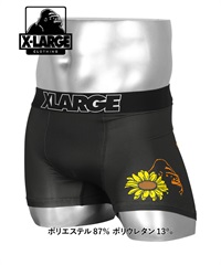 エクストララージ  X-LARGE メンズ ボクサーパンツ 【メール便】(ゴリラと花ブラック-M)