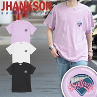 JHANKSON/ジャンクソン BASEBALL PARK TEE メンズ Tシャツ おしゃれ かっこいい 綿 野球 ベースボール スポーツ ロゴ ワンポイント 彼氏 夫 息子 プレゼント 通販(BA