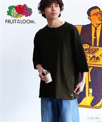 フルーツオブザルーム FRUIT OF THE LOOM FTL メンズ　BIG Tシャツ 【メール便】(ブラック-M)