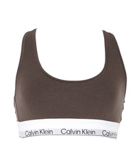 カルバンクライン Calvin Klein MODERN COTTON NATURALS UNLINED BRALETTE レディース スポーツブラ おしゃれ スポブラ 綿 コットン 【メール便】(1.ウッドランド-海外XS(日本S相当))