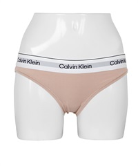 カルバンクライン Calvin Klein MODERN COTTON NATURALS BIKINI レディース ショーツ かわいい おしゃれ 綿 コットン 綿混 ロゴ 無地 【メール便】(4.シダー-海外XS(日本S相当))