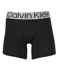 カルバンクライン Calvin Klein STEEL MICRO メンズ ロングボクサーパンツ【メール便】(ブラック-海外S(日本M相当))