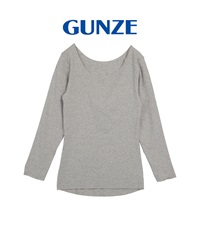 グンゼ GUNZE HOT MAGIC 綿のチカラ レディース 8分袖インナー 【メール便】(グレーモク-M)