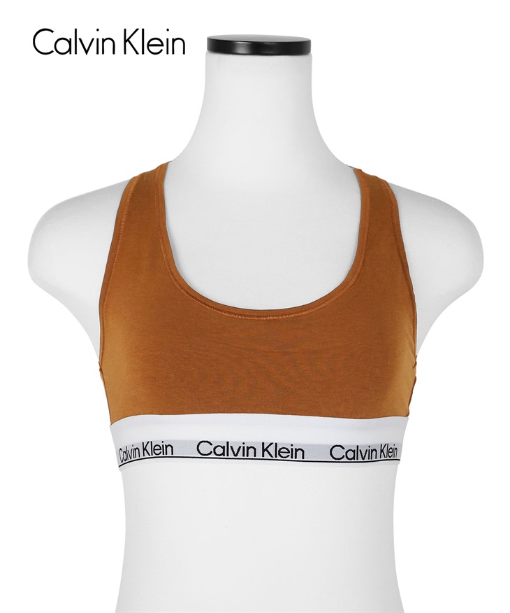 カルバンクライン Calvin Klein Modern Cotton レディース スポーツブラ 【メール便】(【B】ウォームブロンズ-海外XS(日本S相当))