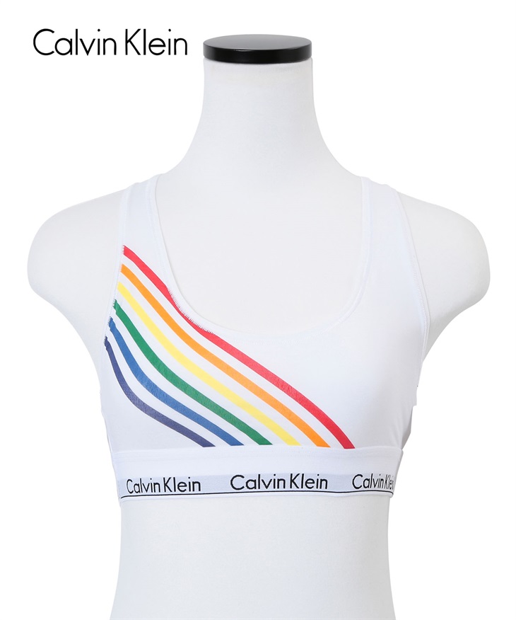 カルバンクライン Calvin Klein Modern Cotton レディース スポーツブラ 【メール便】(【A】Rホワイト-海外XS(日本S相当))
