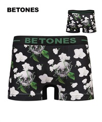 ビトーンズ BETONES BETONES メンズ ボクサーパンツ 【メール便】(SKULLORCHID(グリーン)-フリーサイズ)