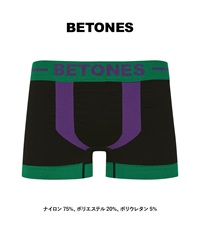 ビトーンズ BETONES メンズ ボクサーパンツ 【メール便】(kicks(グリーン×パープル)-フリーサイズ)