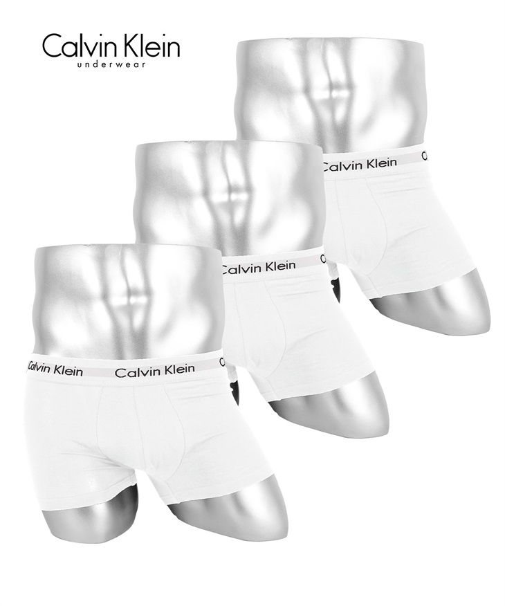 【5】カルバンクライン Calvin Klein 【3枚セット】Variety 3PK メンズ ボクサーパンツ 【メール便】(【A】ホワイトセット-海外S(日本M相当))
