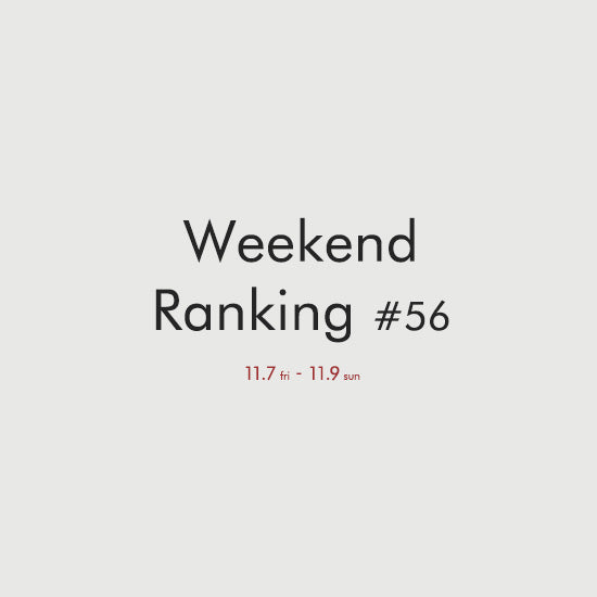 Weekend Ranking #56