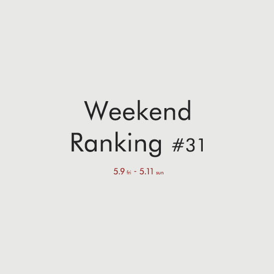 Weekend Ranking #31