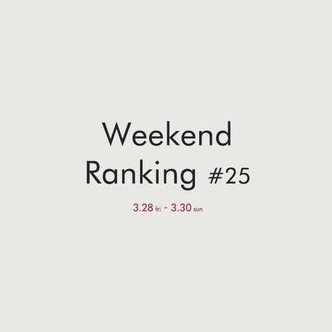 Weekend Ranking #25