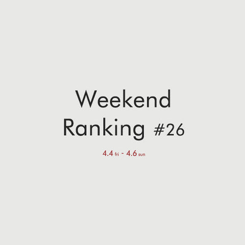 Weekend Ranking #26