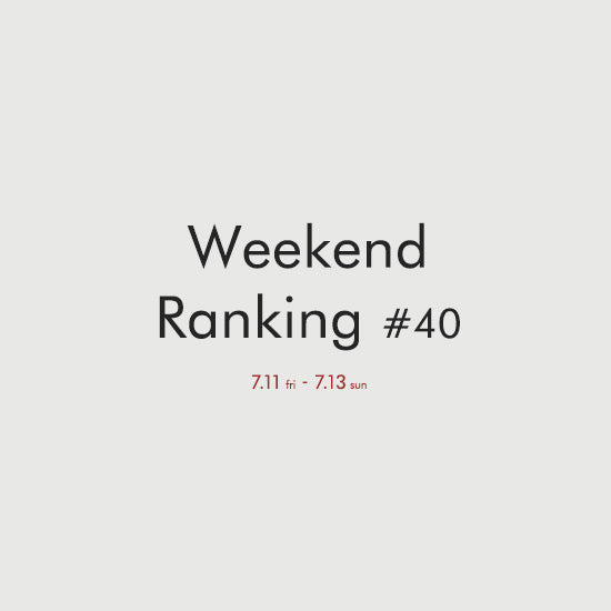 Weekend Ranking #40