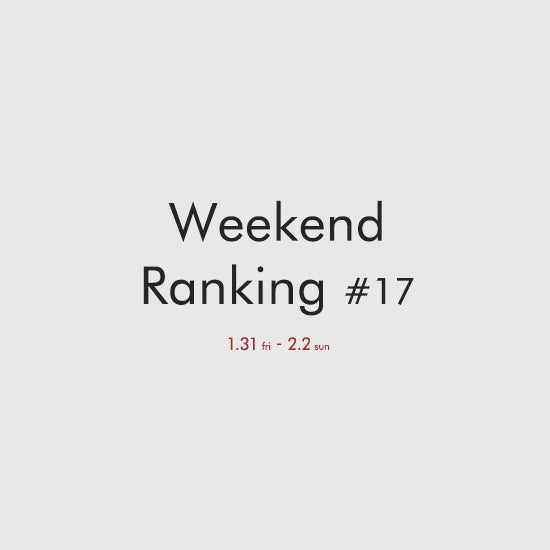 Weekend Ranking #17