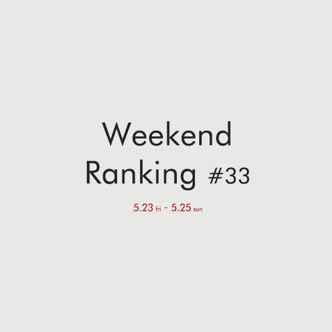 Weekend Ranking #33