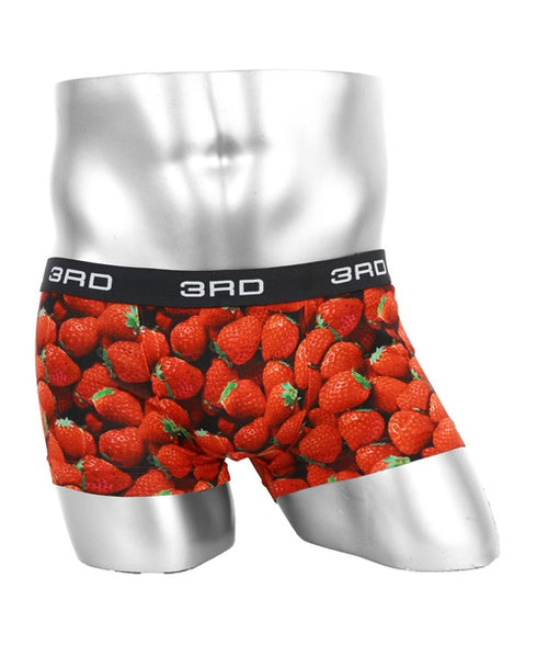 【メール便】3RDWARE サードウェア ボクサーパンツ メンズ パンツ 男性 下着 ブランド アンダーウェア ボクサーブリーフ Strawberry 高級 彼氏 夫 息子 プレゼント 通販