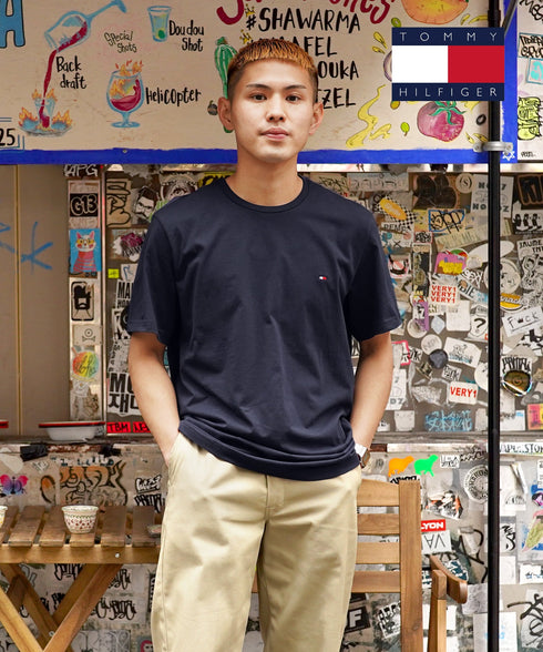 トミー ヒルフィガー TOMMY HILFIGER Core Flag Core Plus 半袖Tシャツ 【メール便】