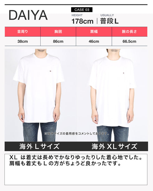 トミー ヒルフィガー TOMMY HILFIGER Core Flag Core Plus 半袖Tシャツ 【メール便】