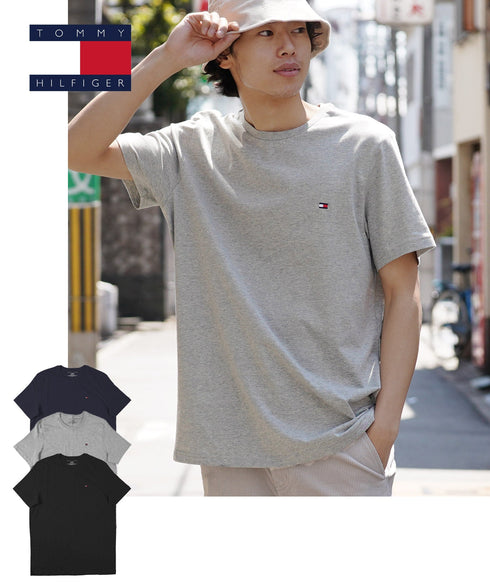 トミー ヒルフィガー TOMMY HILFIGER 【3枚セット】Basic Cotton Core Flag メンズ 半袖 Tシャツ