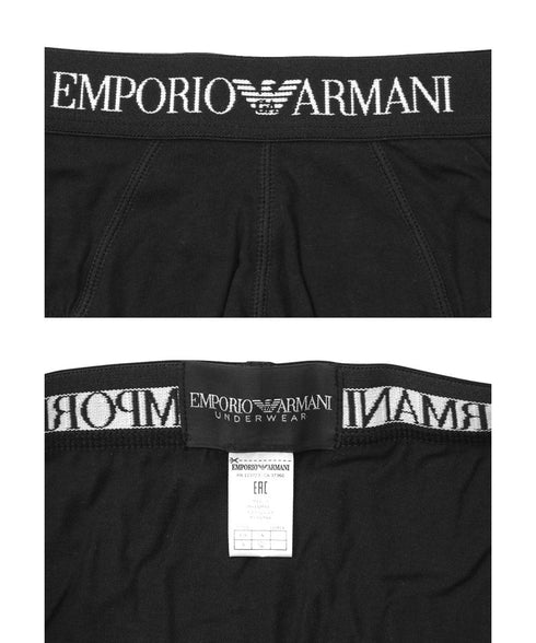 エンポリオ アルマーニ EMPORIO ARMANI 【3枚セット】Genuine cotton with Logo band メンズ ブリーフ |下着 おしゃれ 人気 クリスマス プレゼント 彼氏