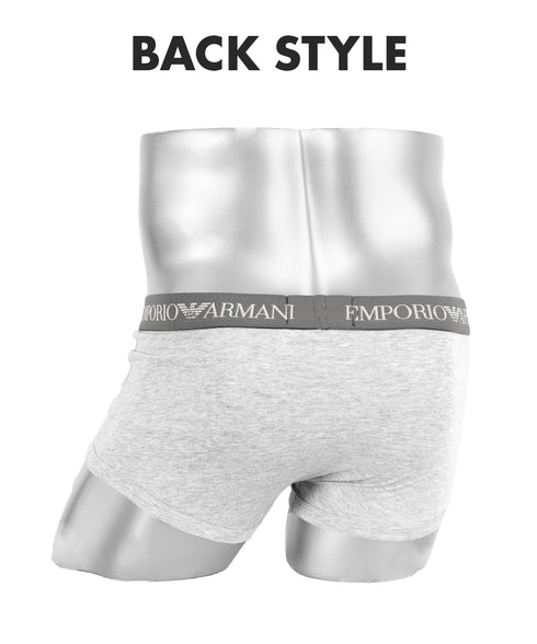 エンポリオ アルマーニ EMPORIO ARMANI 【3枚セット】Genuine cotton with Logo band メンズ ローライズ ボクサーパンツ