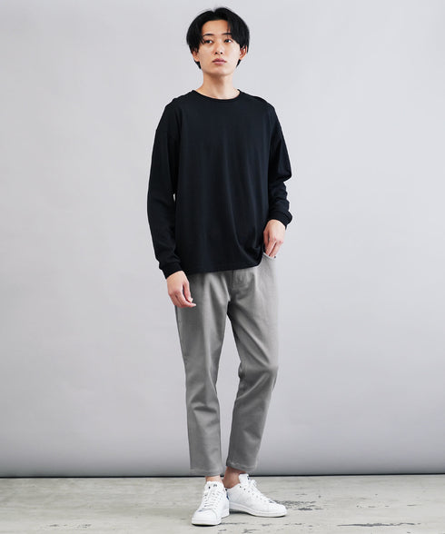 ライトグレー(ルーズ) MODEL : TAKERU 182cm 65kg Lsize