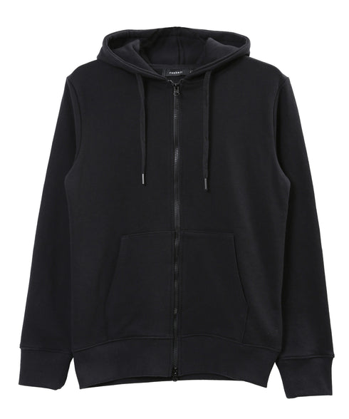 インレイジップアップパーカー│ZIPパーカー ユニセックス 無地パーカー ジップパーカー スウェットパーカー 薄手 JIGGYSSHOP