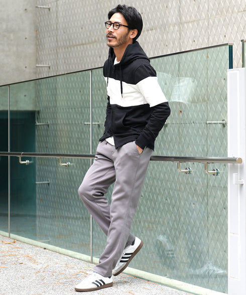 インレイジップアップパーカー│ZIPパーカー ユニセックス 無地パーカー ジップパーカー スウェットパーカー 薄手 JIGGYSSHOP