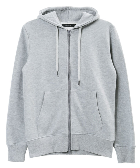 インレイジップアップパーカー│ZIPパーカー ユニセックス 無地パーカー ジップパーカー スウェットパーカー 薄手 JIGGYSSHOP