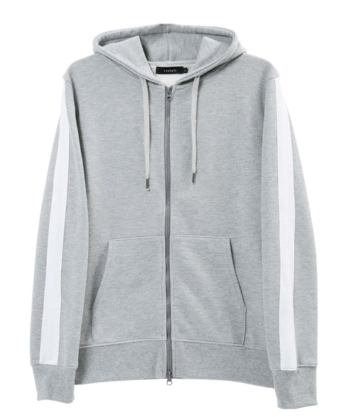 インレイジップアップパーカー│ZIPパーカー ユニセックス 無地パーカー ジップパーカー スウェットパーカー 薄手 JIGGYSSHOP