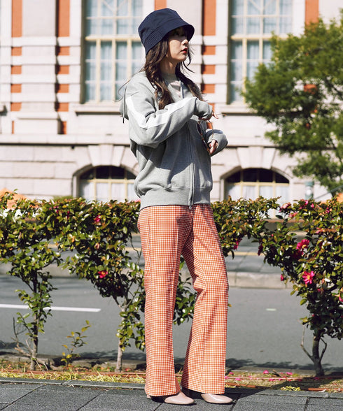 インレイジップアップパーカー│ZIPパーカー ユニセックス 無地パーカー ジップパーカー スウェットパーカー 薄手 JIGGYSSHOP