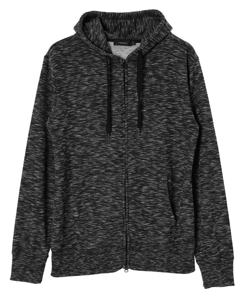 インレイジップアップパーカー│ZIPパーカー ユニセックス 無地パーカー ジップパーカー スウェットパーカー 薄手 JIGGYSSHOP