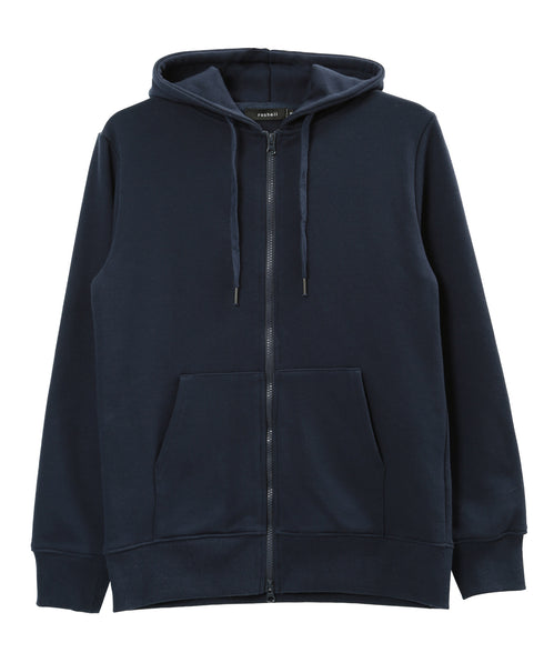 インレイジップアップパーカー│ZIPパーカー ユニセックス 無地パーカー ジップパーカー スウェットパーカー 薄手 JIGGYSSHOP