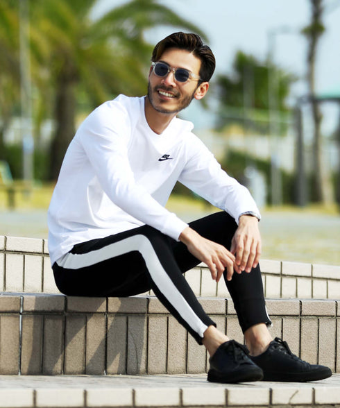 Aブラック1ライン(ジップ)