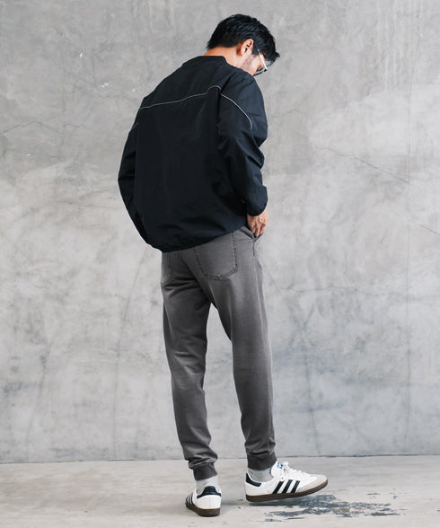 デニムスウェットジョガーパンツ | デニム ジョガーパンツ メンズ スウェットパンツ スリム サイドライン パンツ ラインパンツ スキニー ストレッチ 前開き 細身 スポーツ ダンス ジム LL 2XL 服 春服 秋服