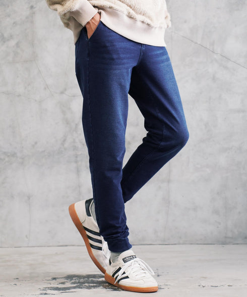 スウェットデニム セットアップ デニム│メンズ パーカー デニム セットアップ スウェット 上下セット ルームウェア ジップアップパーカー