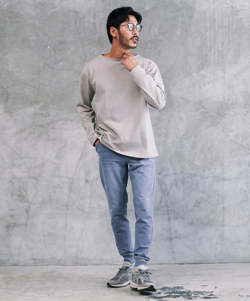 デニムスウェットジョガーパンツ | デニム ジョガーパンツ メンズ スウェットパンツ スリム サイドライン パンツ ラインパンツ スキニー ストレッチ 前開き 細身 スポーツ ダンス ジム LL 2XL 服 春服 秋服