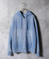 スウェットデニム セットアップ デニム│メンズ パーカー デニム セットアップ スウェット 上下セット ルームウェア ジップアップパーカー