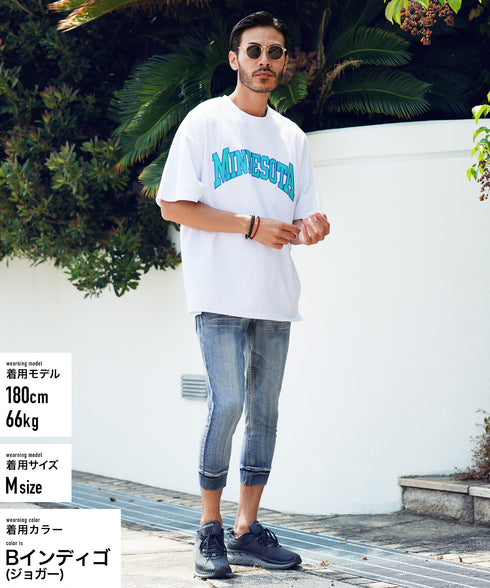 Bインディゴ(ジョガー) MODEL : GO 180cm 66kg Lsize