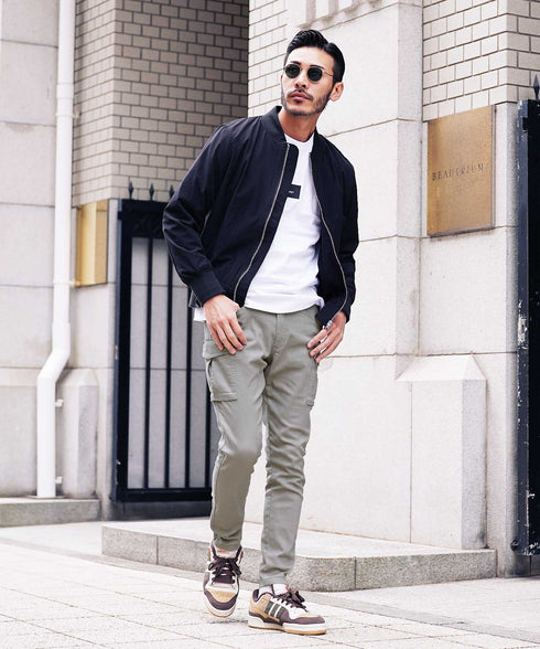 グレージュ MODEL : GO 180cm 66kg Lsize