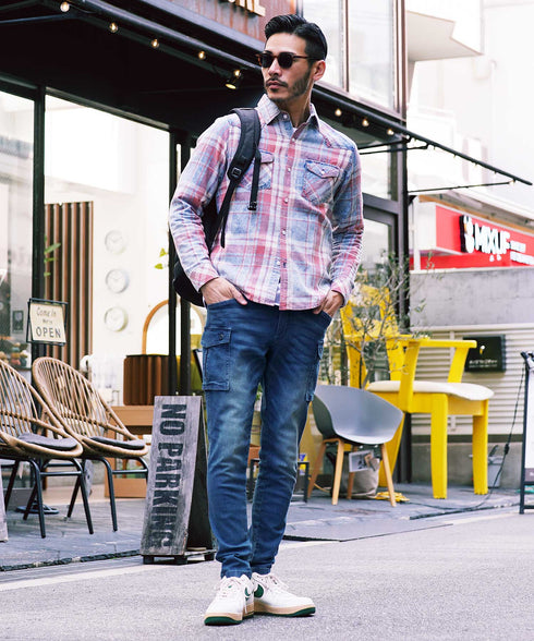 ブルー MODEL : GO 180cm 66kg Lsize