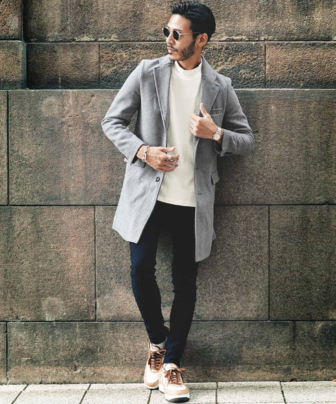 グレー MODEL : GO 180cm 66kg Lsize